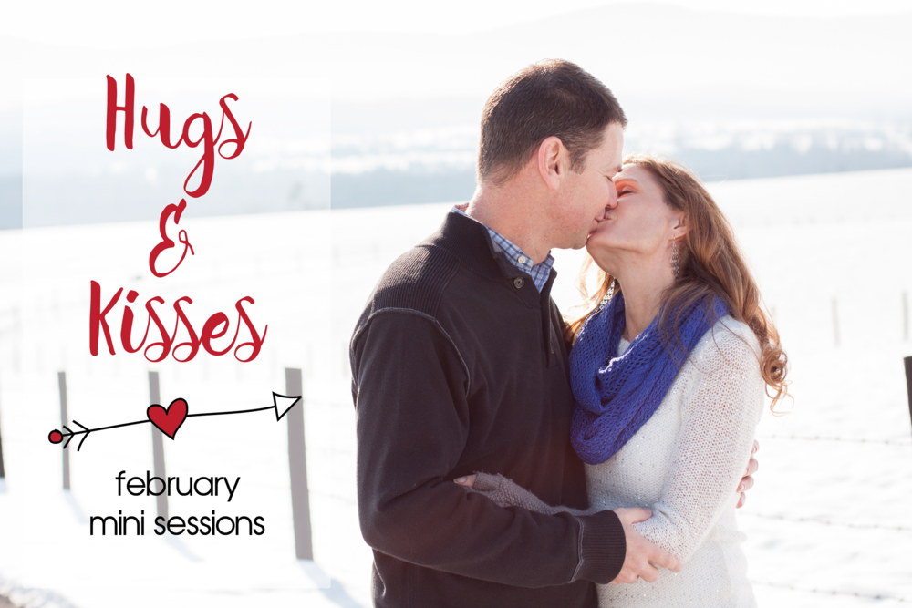 Hugs & Kisses | Valentine's Day Mini Sessions